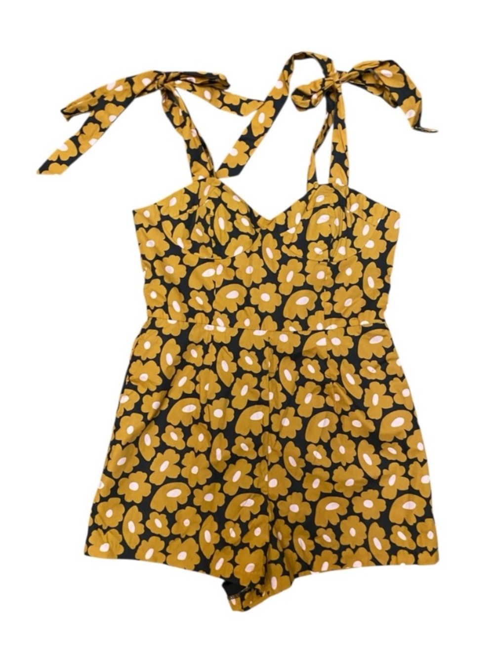Anthropologie Hutch Womens Floral Corset Romper Whimsy Summer Casual